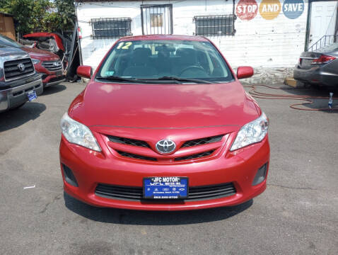 2012 Toyota Corolla for sale at JFC Motors Inc. in Newark NJ