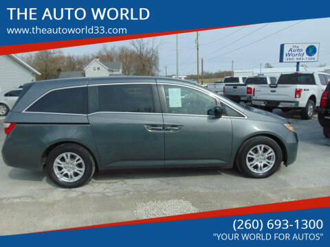 2011 Honda Odyssey for sale at THE AUTO WORLD in Churubusco IN