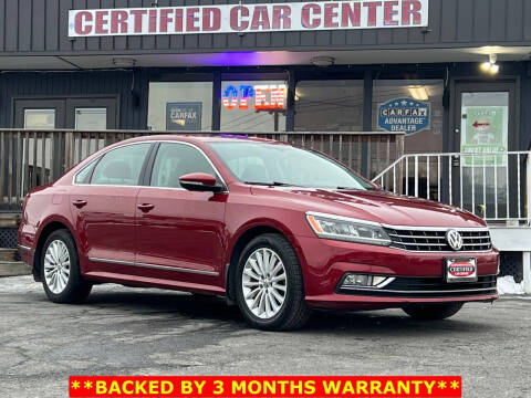 2016 Volkswagen Passat for sale at CERTIFIED CAR CENTER in Fairfax VA