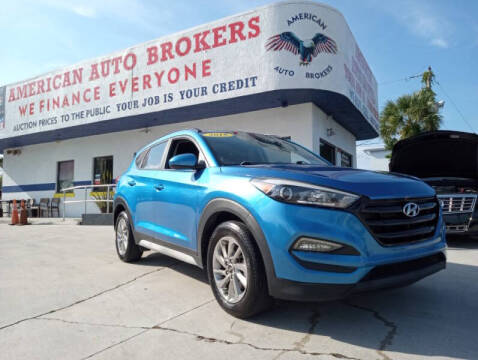 2018 Hyundai Tucson for sale at American Auto Brokers in West Palm Beach FL