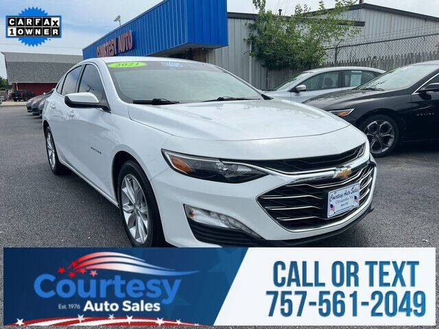 2021 Chevrolet Malibu for sale at Courtesy Auto Sales in Chesapeake VA