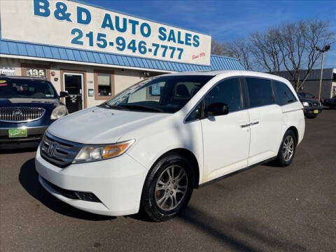 2012 Honda Odyssey for sale at B & D Auto Sales Inc. in Fairless Hills PA