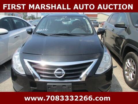2017 Nissan Versa for sale at First Marshall Auto Auction in Harvey IL