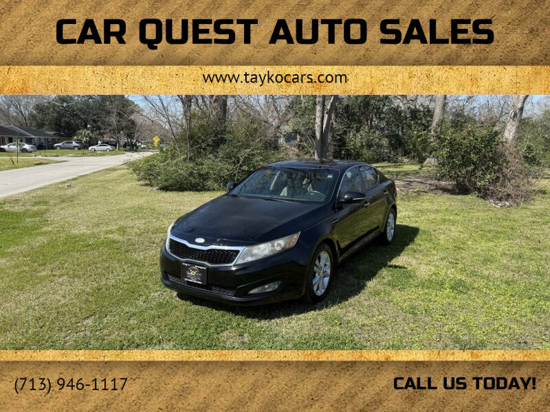 2013 Kia Optima for sale at CAR QUEST AUTO SALES in Houston TX