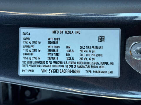 2024 Tesla Model 3 Long Range