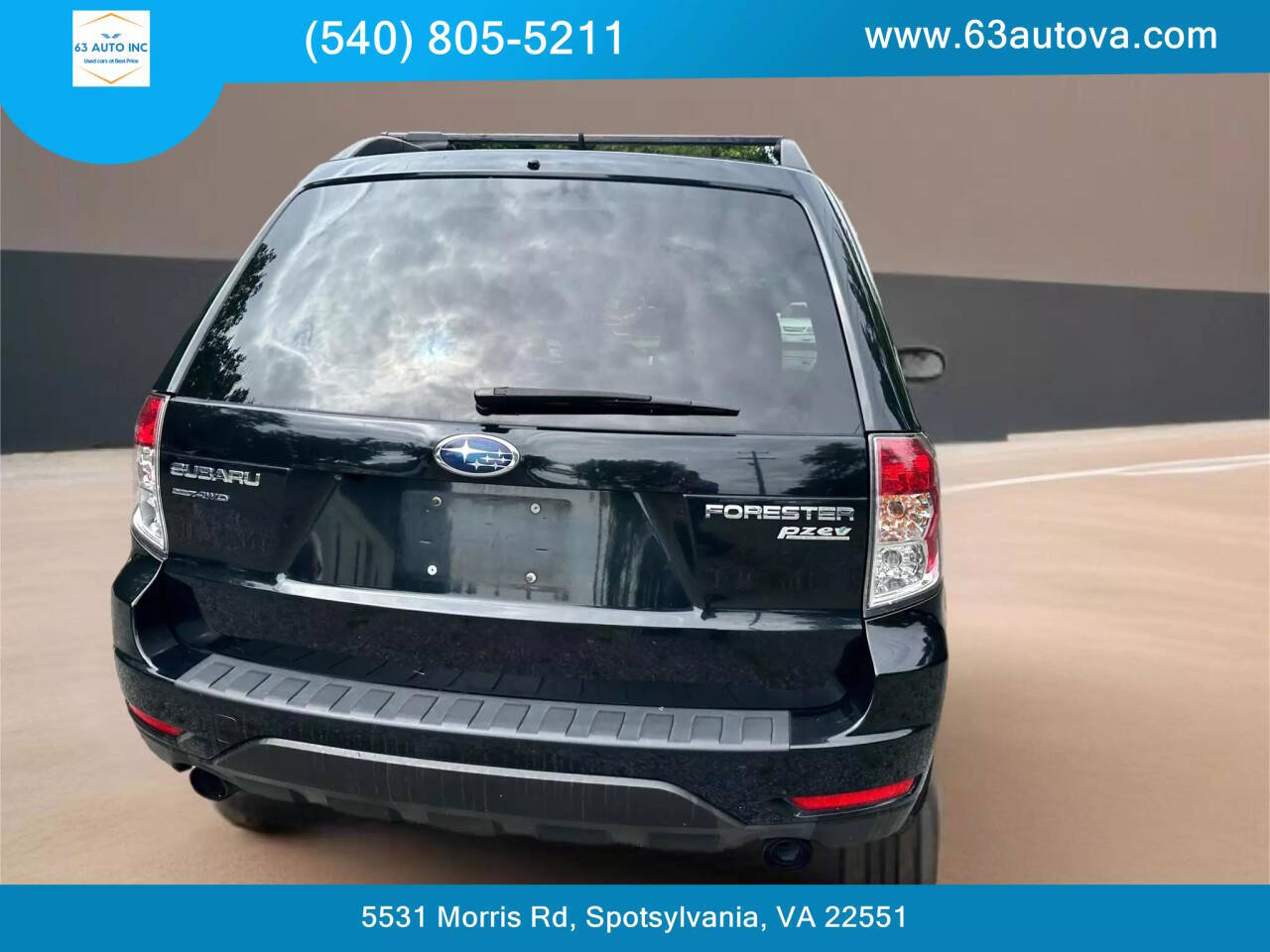 2011 Subaru Forester for sale at 63 Auto Inc in Spotsylvania, VA