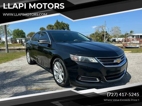 2017 Chevrolet Impala for sale at LLAPI MOTORS in Hudson FL