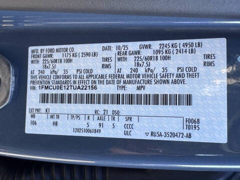 2026 Ford Escape Plug-In Hybrid PHEV