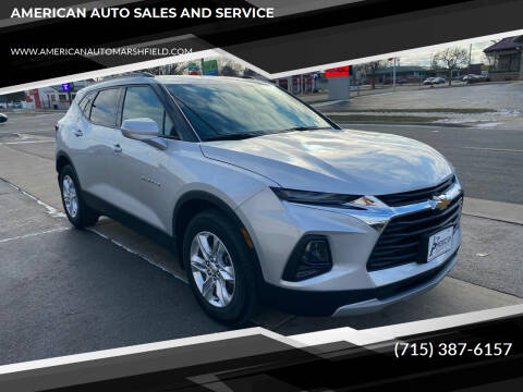 2020 Chevrolet Blazer for sale at AMERICAN AUTO SALES AND SERVICE in Marshfield WI