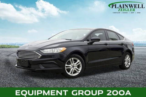 2018 Ford Fusion for sale at Zeigler Ford of Plainwell in Plainwell MI