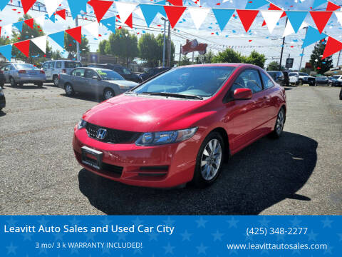 2009 Honda Civic for sale at Leavitt Auto Sales and Used Car City in Everett WA