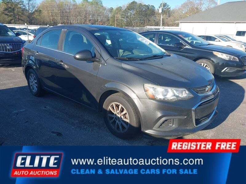 Dk. Gray 2017 Chevrolet Sonic LT Auto LT Auto 4dr Sedan 1