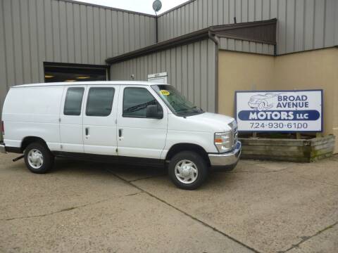 2009 Ford E-Series Cargo for sale at Broad Avenue Motors LLC in Belle Vernon PA