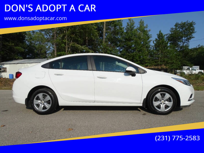 2018 Chevrolet Cruze for sale at DON'S ADOPT A CAR in Cadillac MI