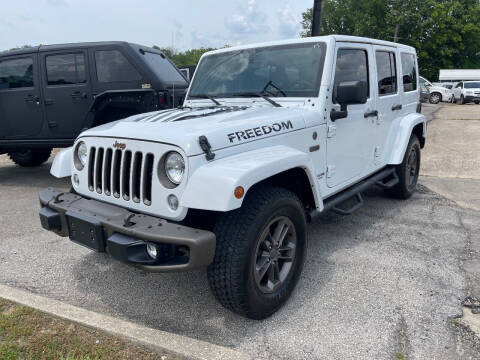 2016 Jeep Wrangler Unlimited for sale at Greg's Auto Sales in Poplar Bluff MO