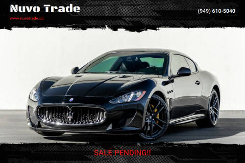 2013 Maserati GranTurismo for sale at Nuvo Trade in Newport Beach CA