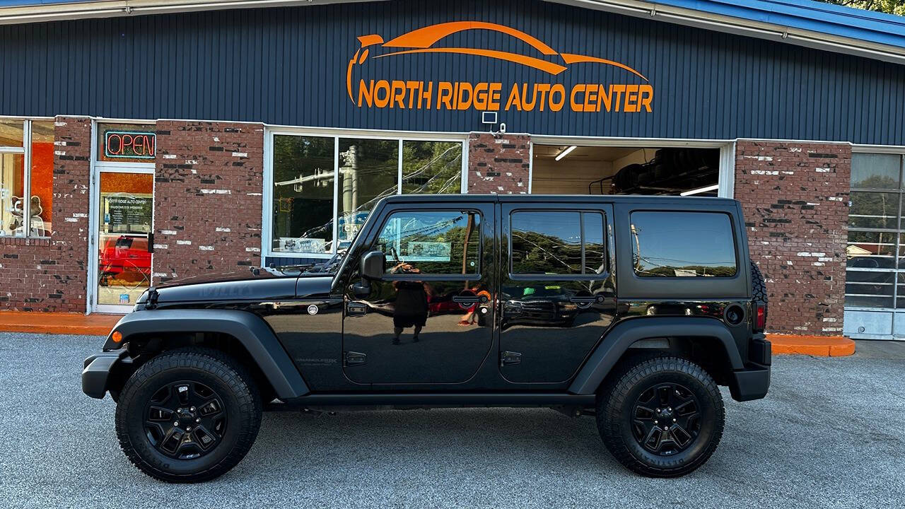 2018 Jeep Wrangler JK Unlimited for sale at North Ridge Auto Center LLC in Madison, OH