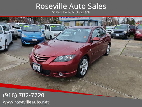 2006 Mazda MAZDA3 for sale at Roseville Auto Sales in Roseville CA