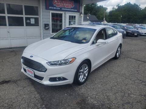 2013 Ford Fusion for sale at Colonial Motors in Mine Hill NJ