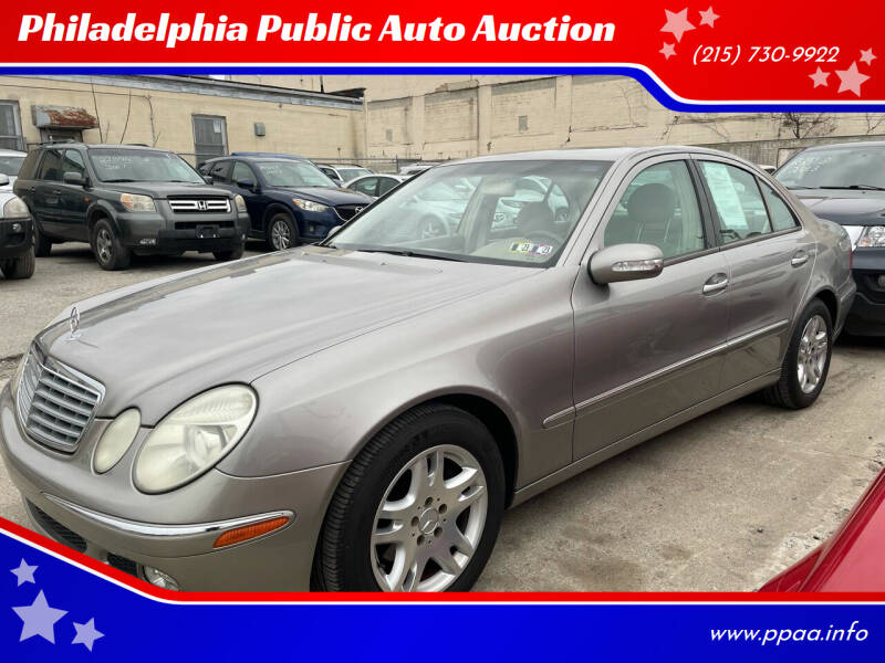 2003 Mercedes-Benz E-Class for sale at Philadelphia Public Auto Auction in Philadelphia PA