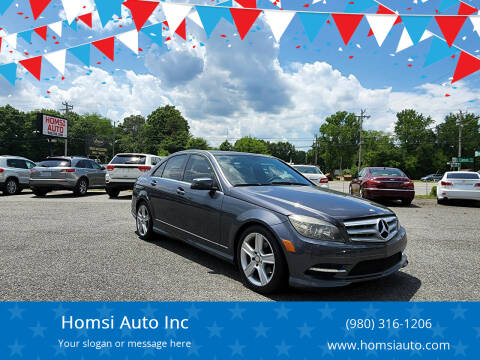 2011 Mercedes-Benz C-Class for sale at Homsi Auto Inc in Kannapolis NC