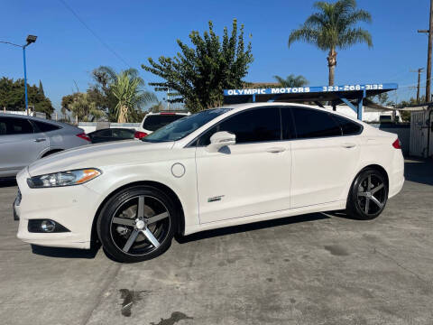 2013 Ford Fusion Energi for sale at Olympic Motors in Los Angeles CA