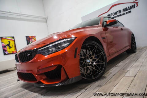 2019 BMW M4 for sale at AUTO IMPORTS MIAMI in Fort Lauderdale FL