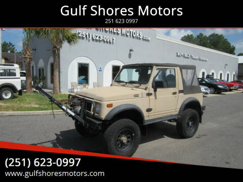 1993 Suzuki Samurai for sale at Gulf Shores Motors in Gulf Shores AL