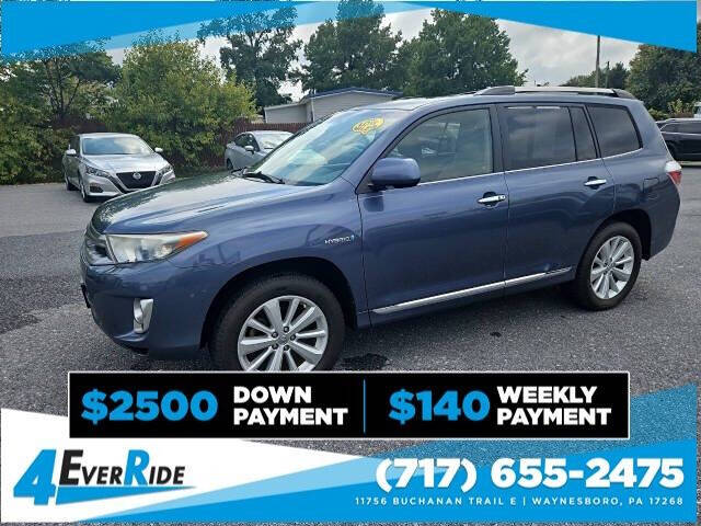 2013 Toyota Highlander Hybrid for sale at 4 Ever Ride in Waynesboro, PA