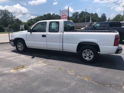 2003 Chevrolet Silverado 1500 for sale at Mac's Auto Sales in Camden SC