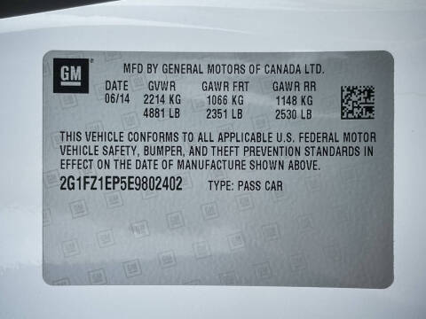 2014 Chevrolet Camaro ZL1