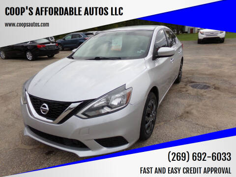 2018 Nissan Sentra for sale at COOP'S AFFORDABLE AUTOS LLC in Otsego MI