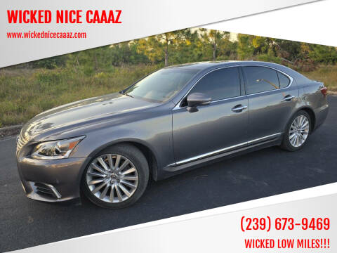 2014 Lexus LS 460 for sale at WICKED NICE CAAAZ in Cape Coral FL