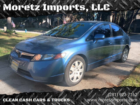 2008 Honda Civic for sale at Moretz Imports, LLC in Spring TX