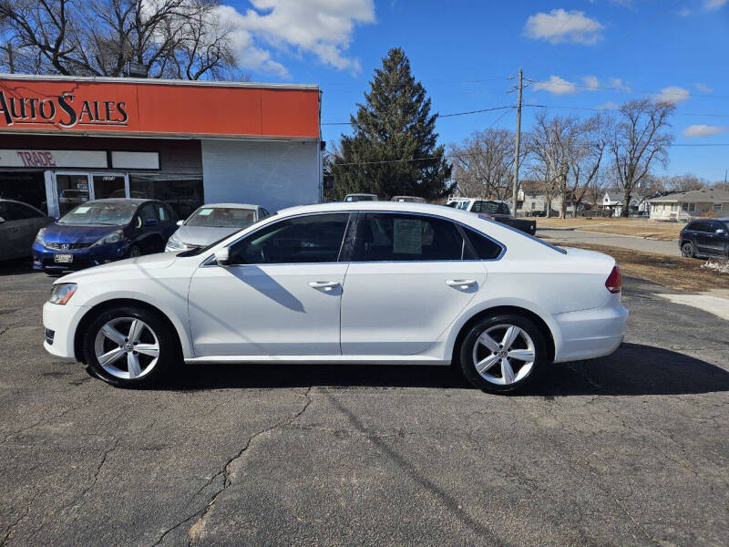 2013 Volkswagen Passat for sale at RIVERSIDE AUTO SALES in Sioux City IA