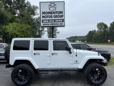 2015 Jeep Wrangler Unlimited for sale at Momentum Motor Group in Lancaster SC