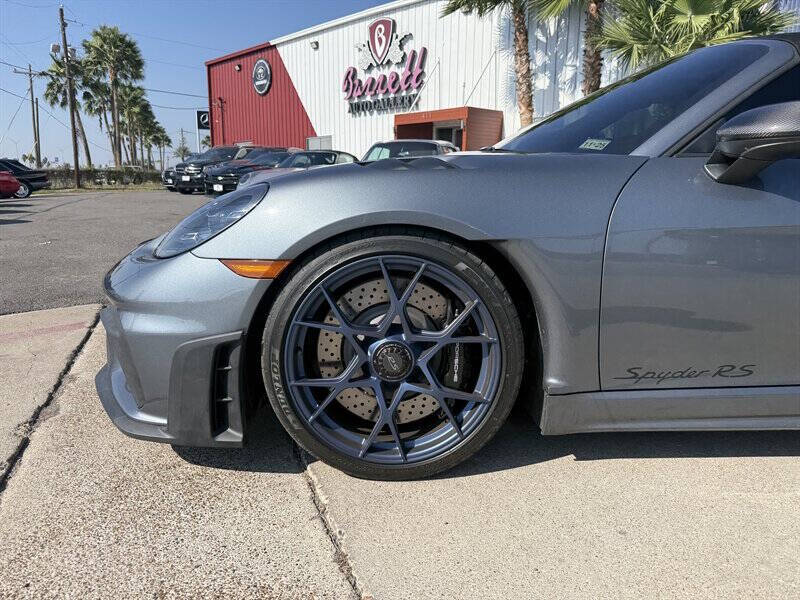 2024 Porsche 718 Boxster Spyder RS