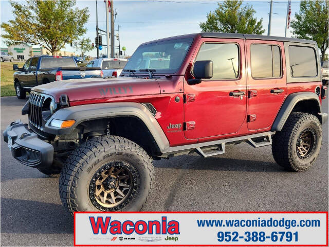 2021 Jeep Wrangler Unlimited for sale at Victoria Auto Sales in Victoria, MN