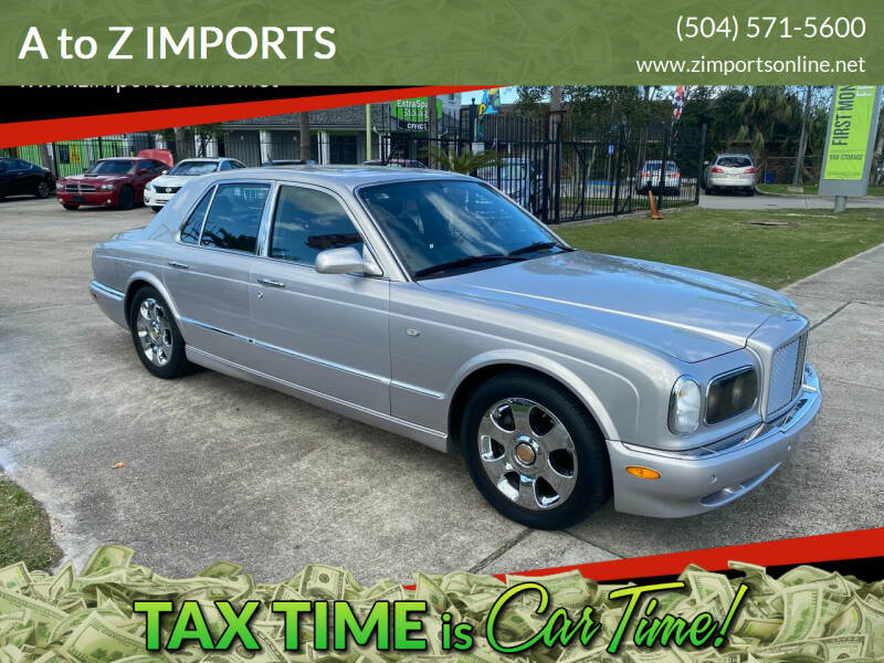 2003 Bentley Arnage for sale at A to Z IMPORTS in Metairie LA