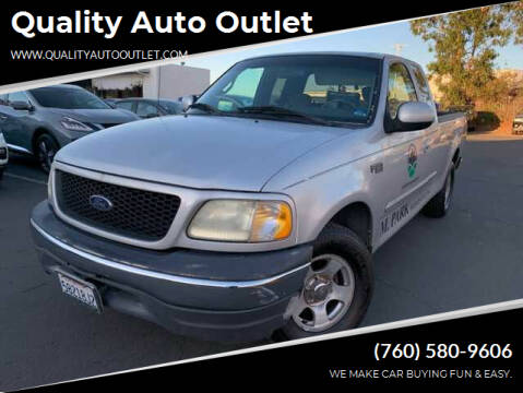 2002 Ford F-150 for sale at Quality Auto Outlet in Vista CA