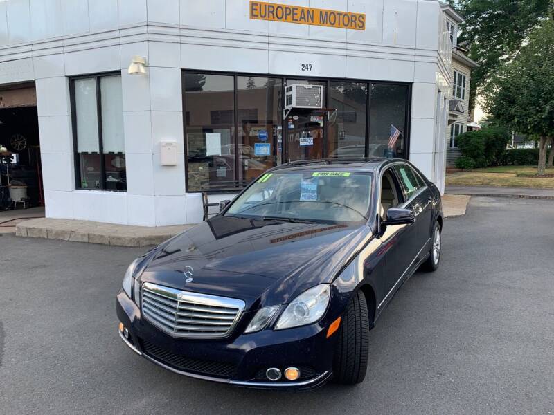 2011 Mercedes-Benz E-Class for sale at European Motors in West Hartford CT