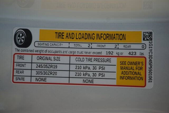 2023 Chevrolet Corvette Stingray