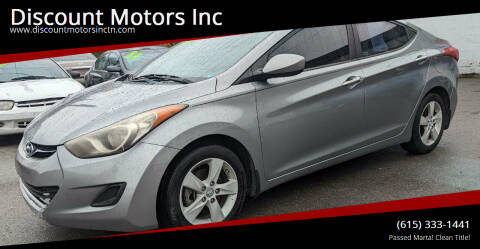 2013 Hyundai Elantra for sale at Discount Motors Inc in Nashville TN