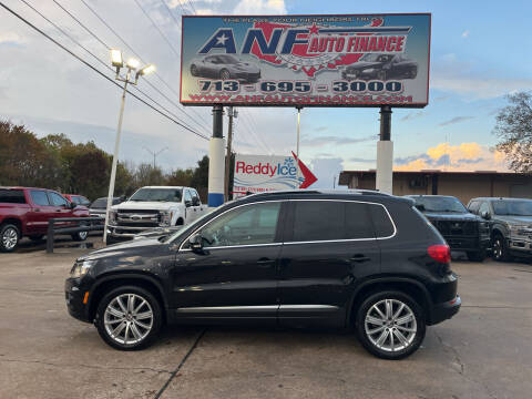 2016 Volkswagen Tiguan for sale at ANF AUTO FINANCE in Houston TX