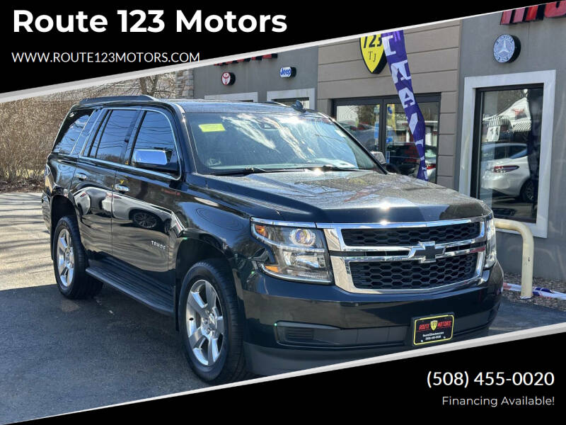 2017 Chevrolet Tahoe for sale at Route 123 Motors in Norton MA