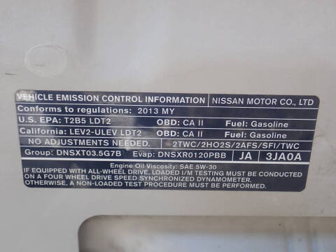 2013 Nissan Pathfinder SL