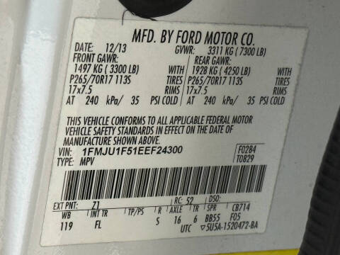 2014 Ford Expedition XL Fleet