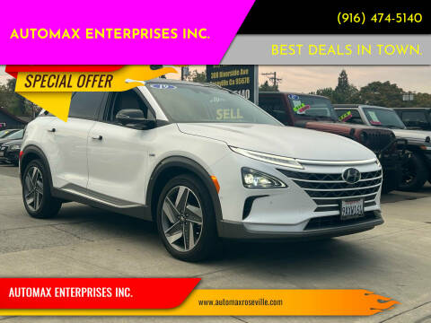 2019 Hyundai Nexo for sale at AUTOMAX ENTERPRISES INC. in Roseville CA