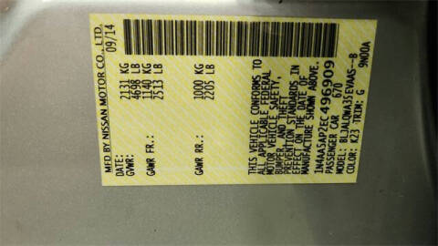 2014 Nissan Maxima 3.5 S