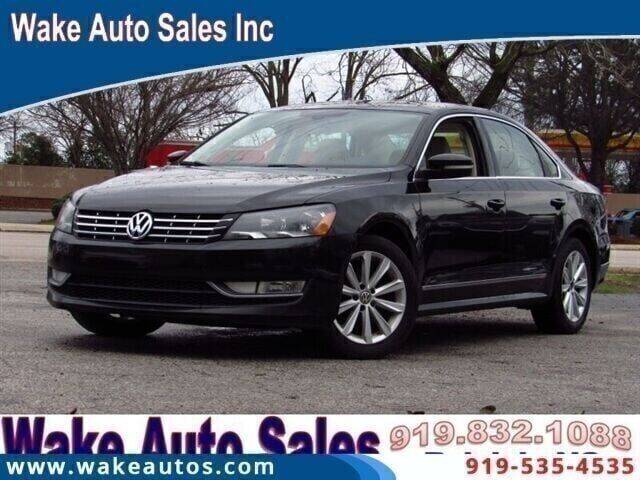 2013 Volkswagen Passat for sale at Wake Auto Sales Inc in Raleigh NC